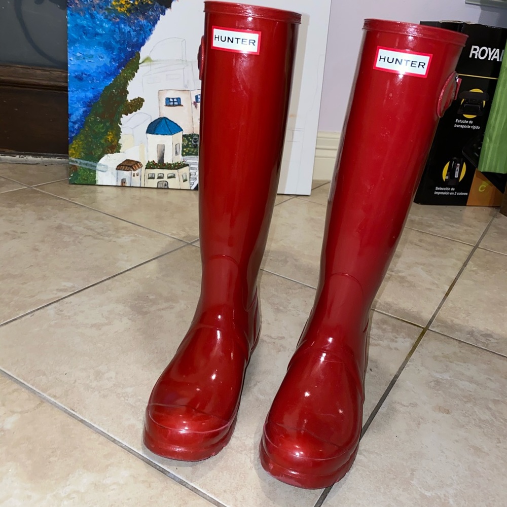 Brand new Hunter boots with box